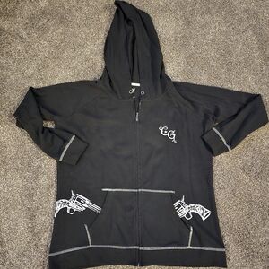 Pistol Packin Annie Black Concert Hoodie